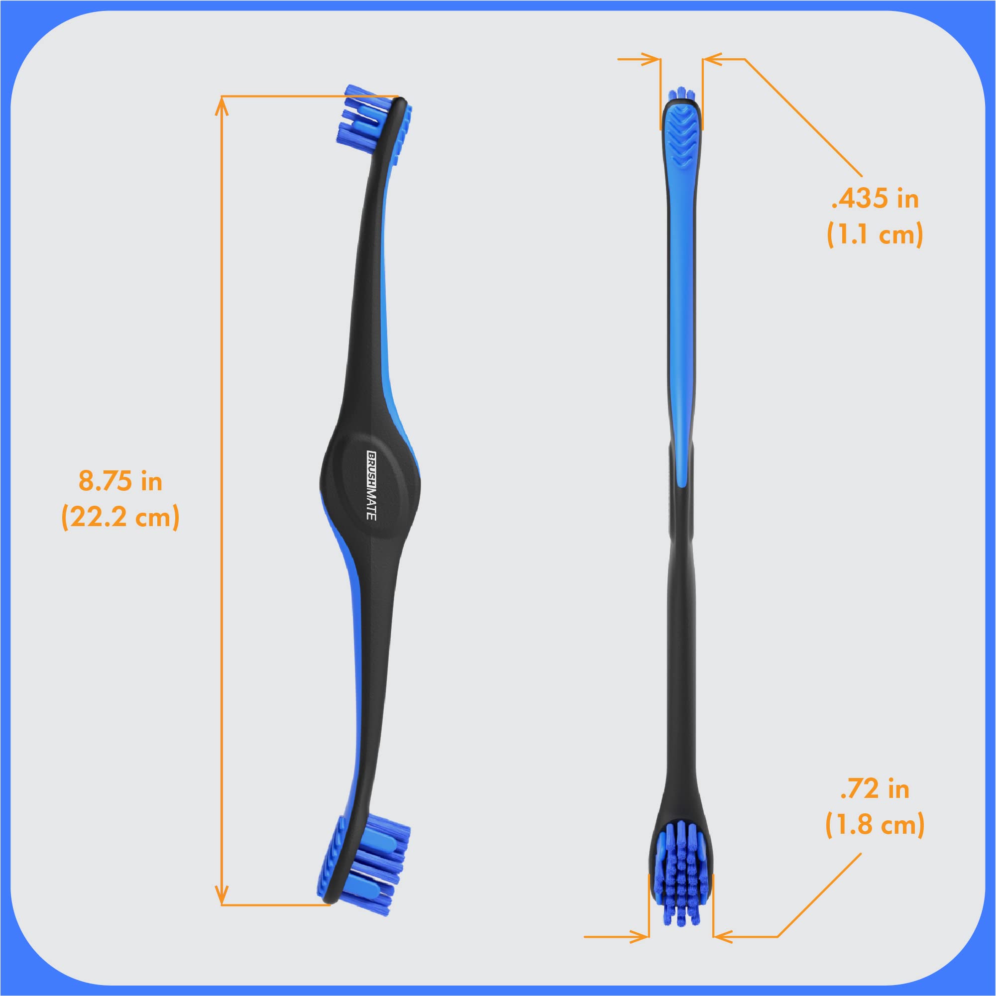 Brushmate détail du gant protecteur illustrant la protection des mains du propriétaire