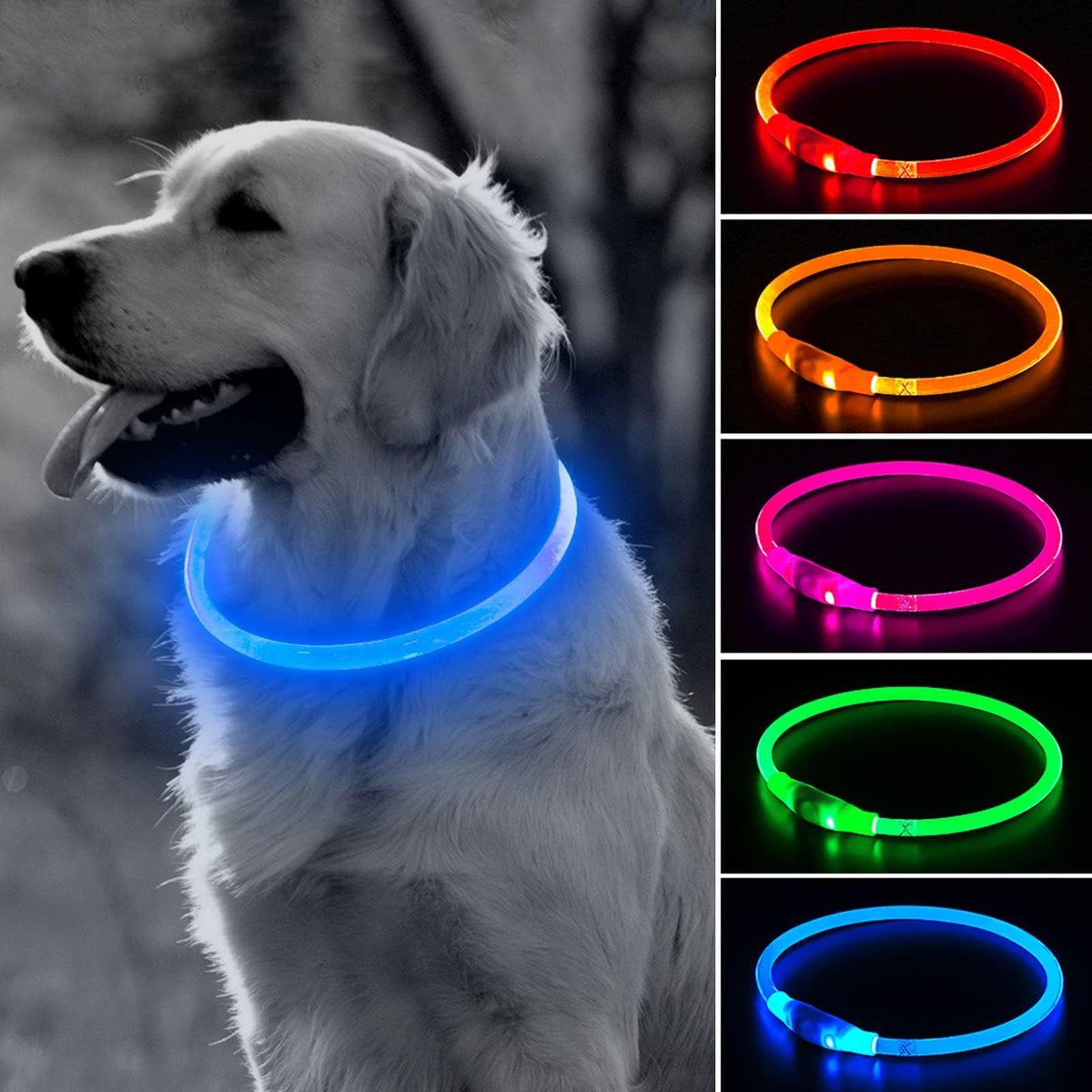 BSEEN collier avant packaging montrant produit et couleur bleue, sécurité visible