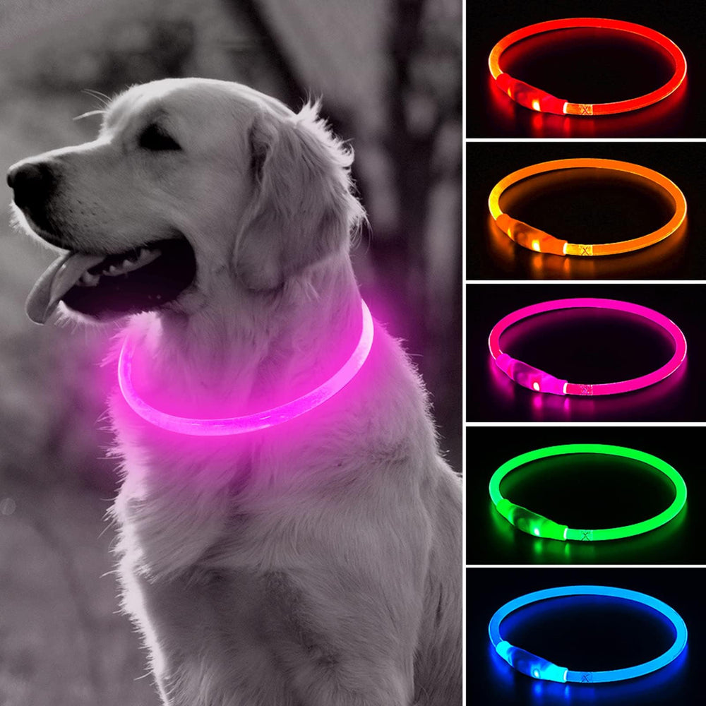 BSEEN collier LED vue face montre visibilité accrue