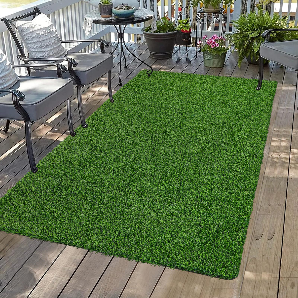 Bsmathom tapis gazon vue avant esthétique et protection du sol