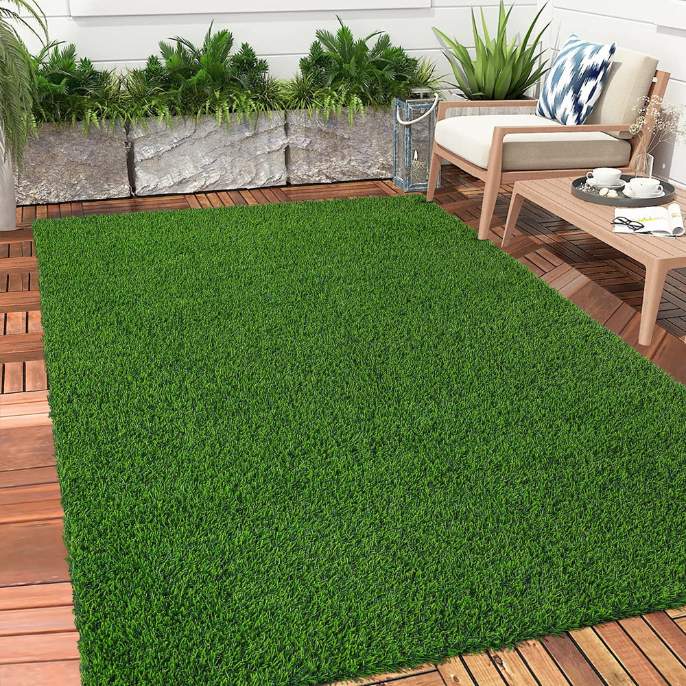 Bsmathom tapis gazon plan rapproché montrant surface homogène pratique