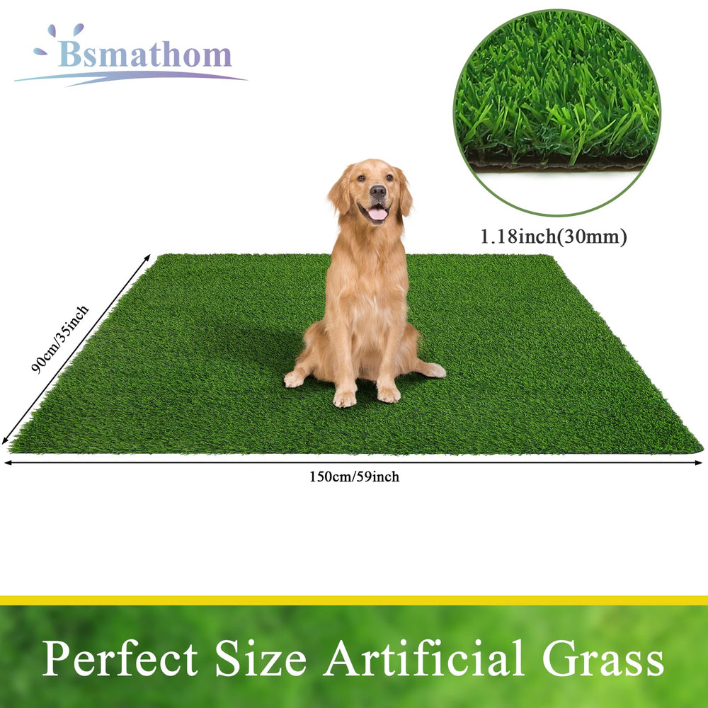 Bsmathom tapis posé sur balcon apporte verdure sans entretien