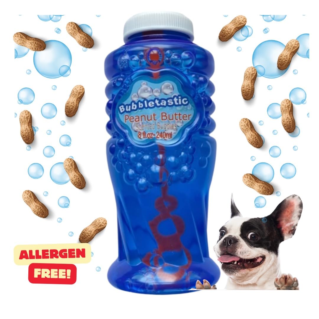 Bubbletastic bouteille côte main, comparaison d'échelle pratique