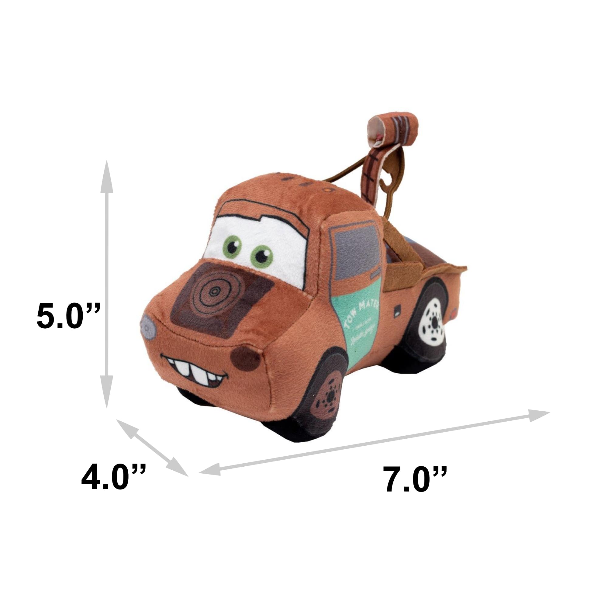Buckle-Down peluche à l'échelle près d'une main pour montrer taille et proportion