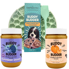BUDDY BUDDER ensemble packaging avant montrant qualité et origine américaine