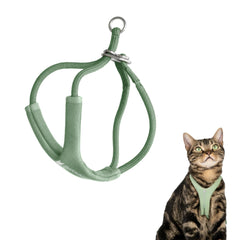 BuddyArmor harnais face olive montrant maintien sécurisé