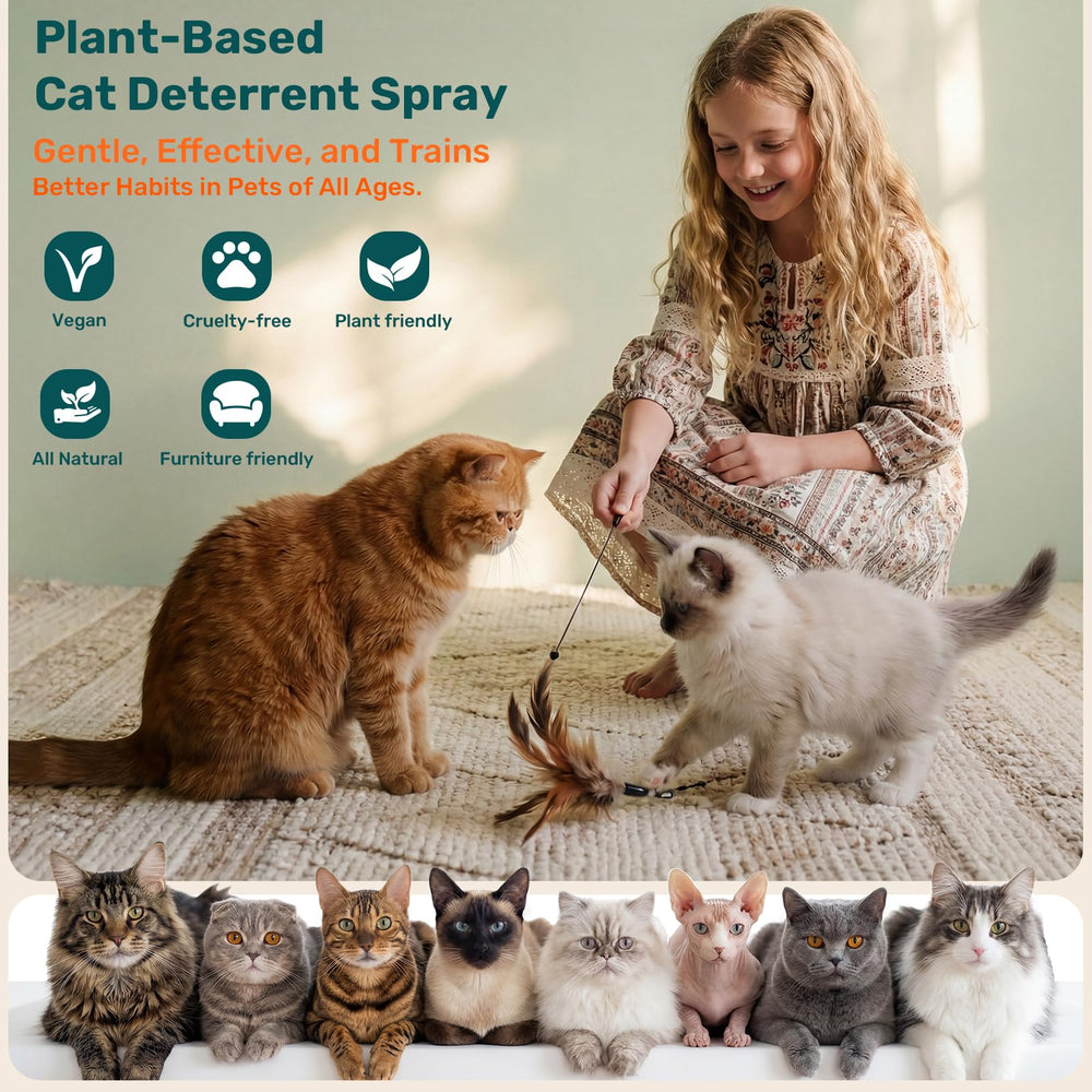 BUGAZOOM dans un salon avec chat illustrant protection discrète et efficace