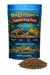 BugGraze emballage avant montrant granulés naturels et bénéfice de protéines