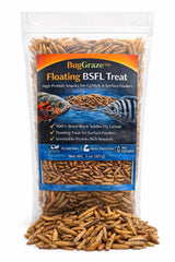 BugGraze emballage avant montrant format 3 oz et bénéfice nutritionnel