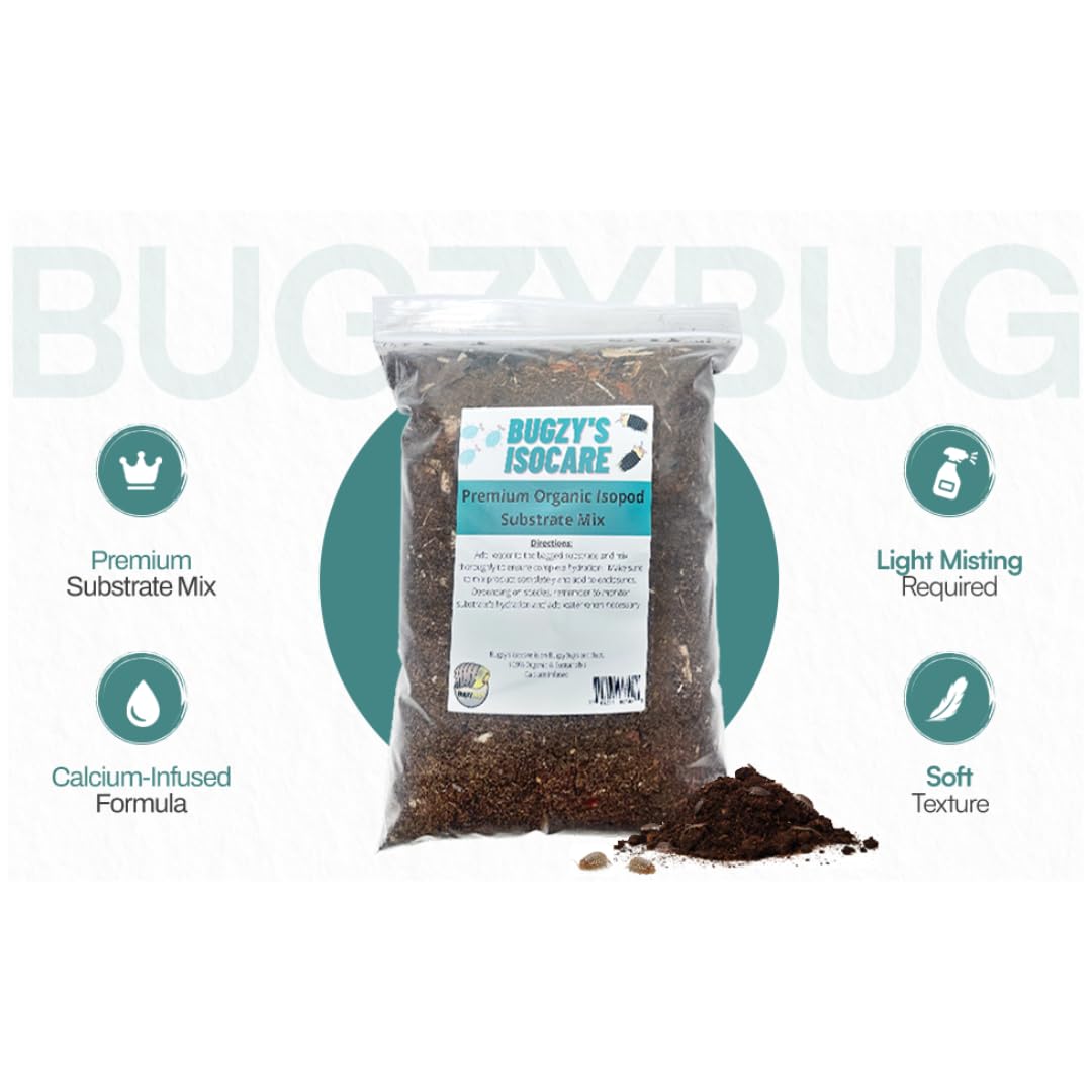 Bugzy Bugs gros plan sur la texture du mélange, favorise creusage et humidité