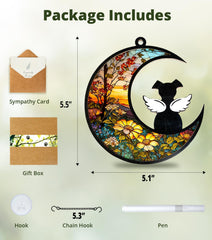 BUHOUHUI coffret cadeau ouvert contenant suncatcher, carte, stylo et chaîne