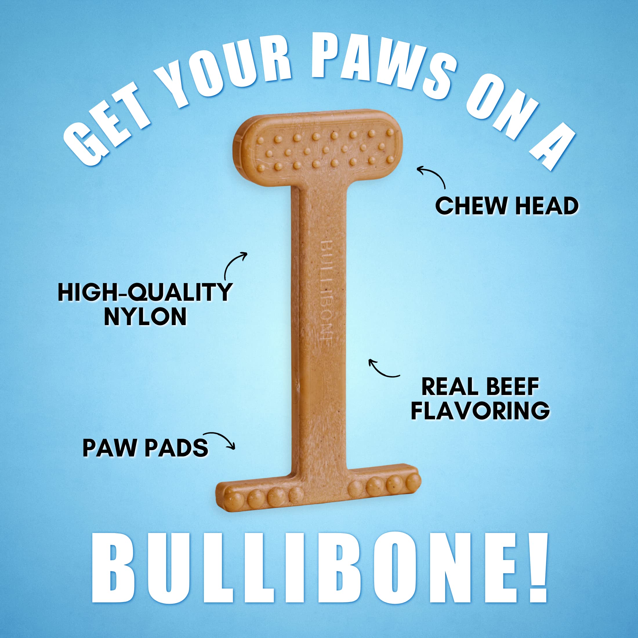 Bullibone os en usage avec une patte illustrant prise confortable