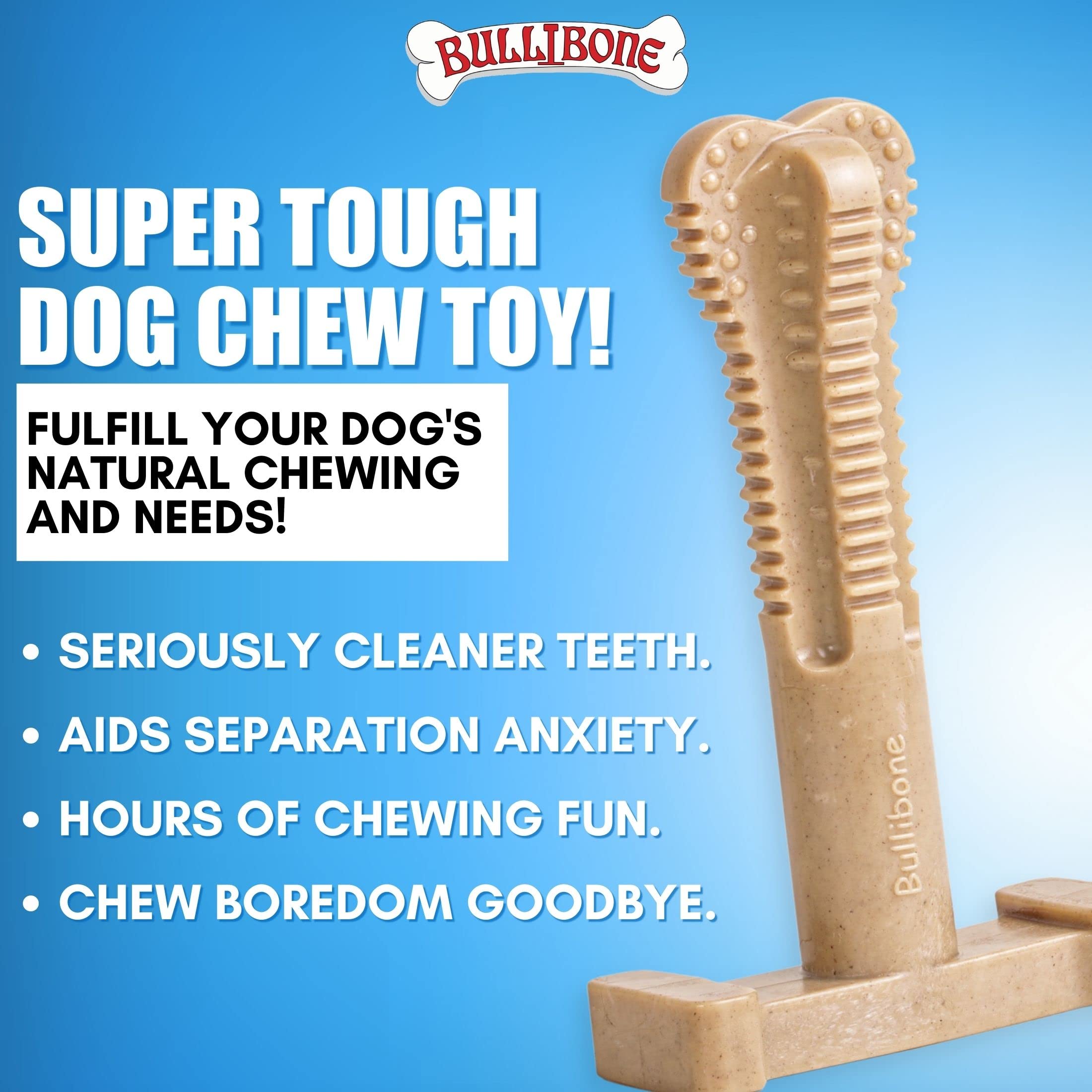 Gros plan sur la texture en nylon du Bullibone SuperBrush pour nettoyage et frottement des dents