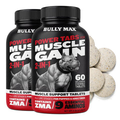 Bully Max emballage avant montrant les deux flacons et bénéfice complément nutritionnel