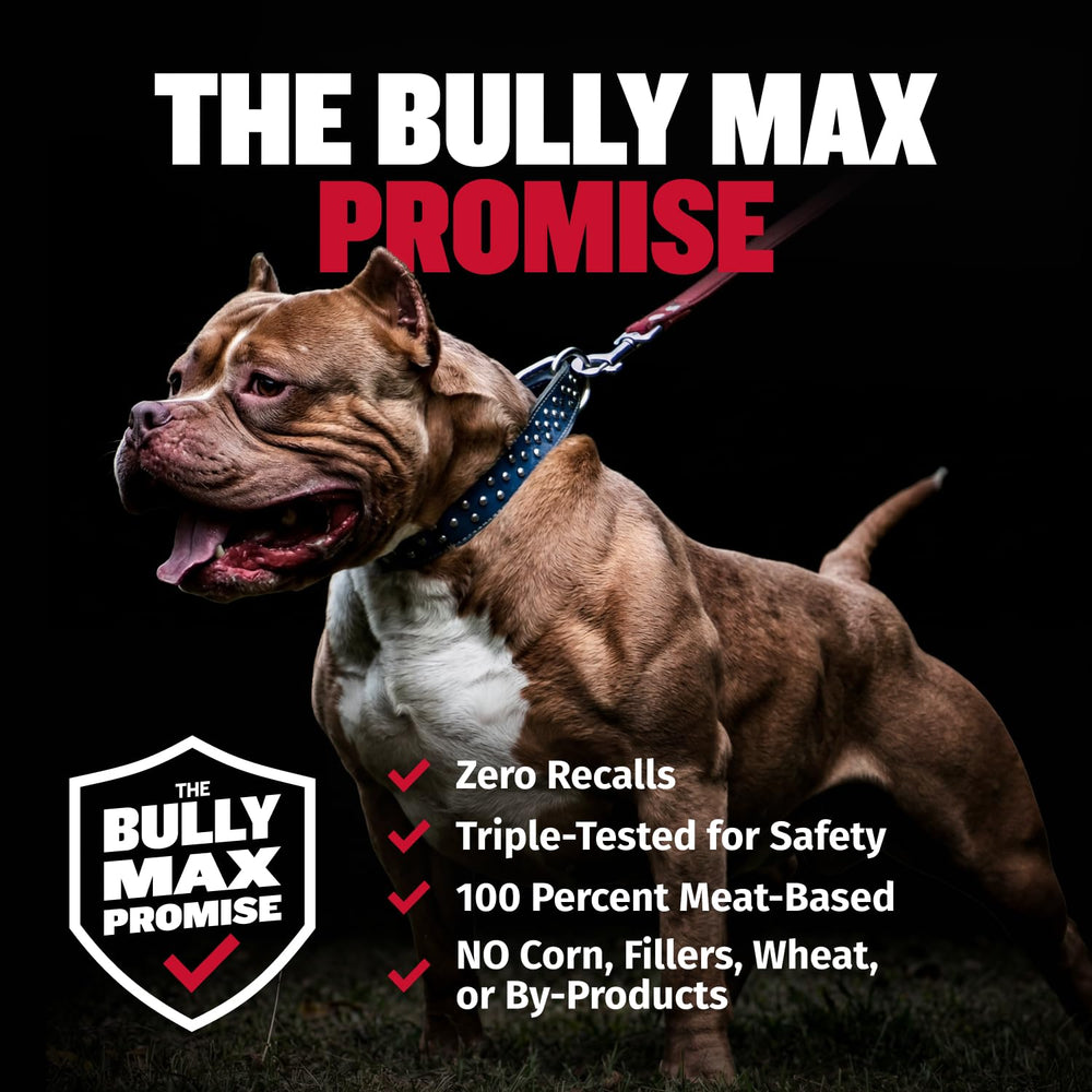 Bully Max étiquette lisible détaillant ingrédients clés pour croissance et énergie