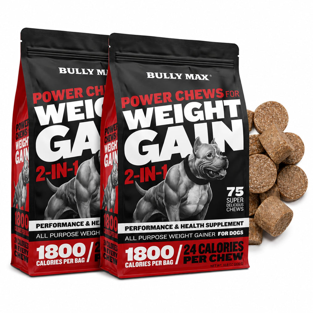 Bully Max emballage avant montrant le lot 2x et bénéfice calories élevées