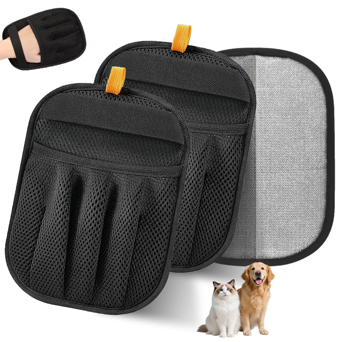 Bumilily gants face avant montrant design cinq doigts et confort