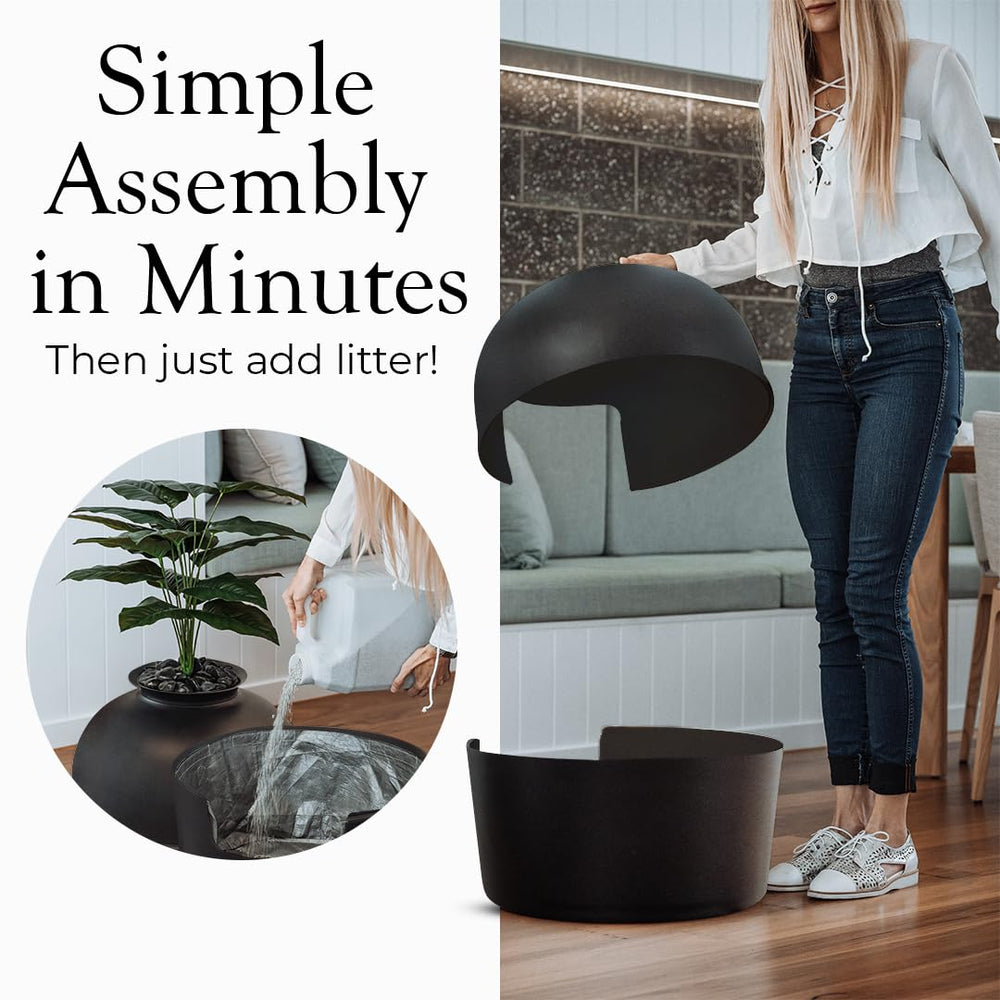 Bundle & Bliss mise en scène dans un salon moderne, s’intègre au décor