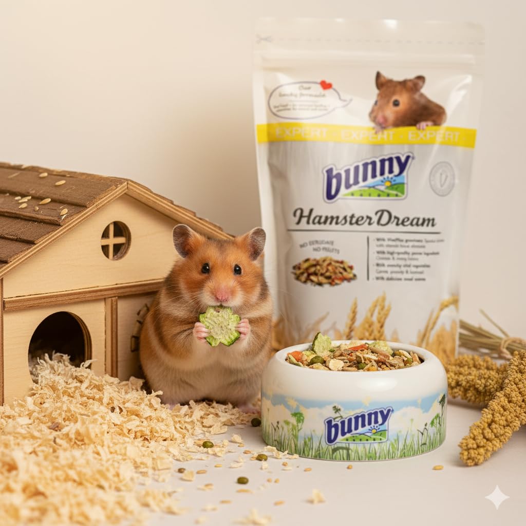 Bunny Nature comparaison taille du sachet à une main, visualise portion pratique