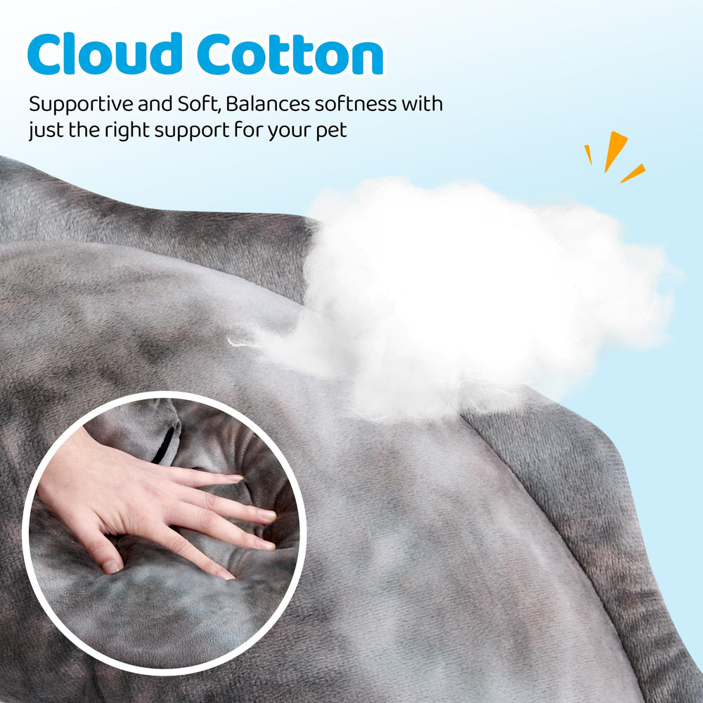 BurgeonNest coussin en usage par un petit chien, maintien ergonomique