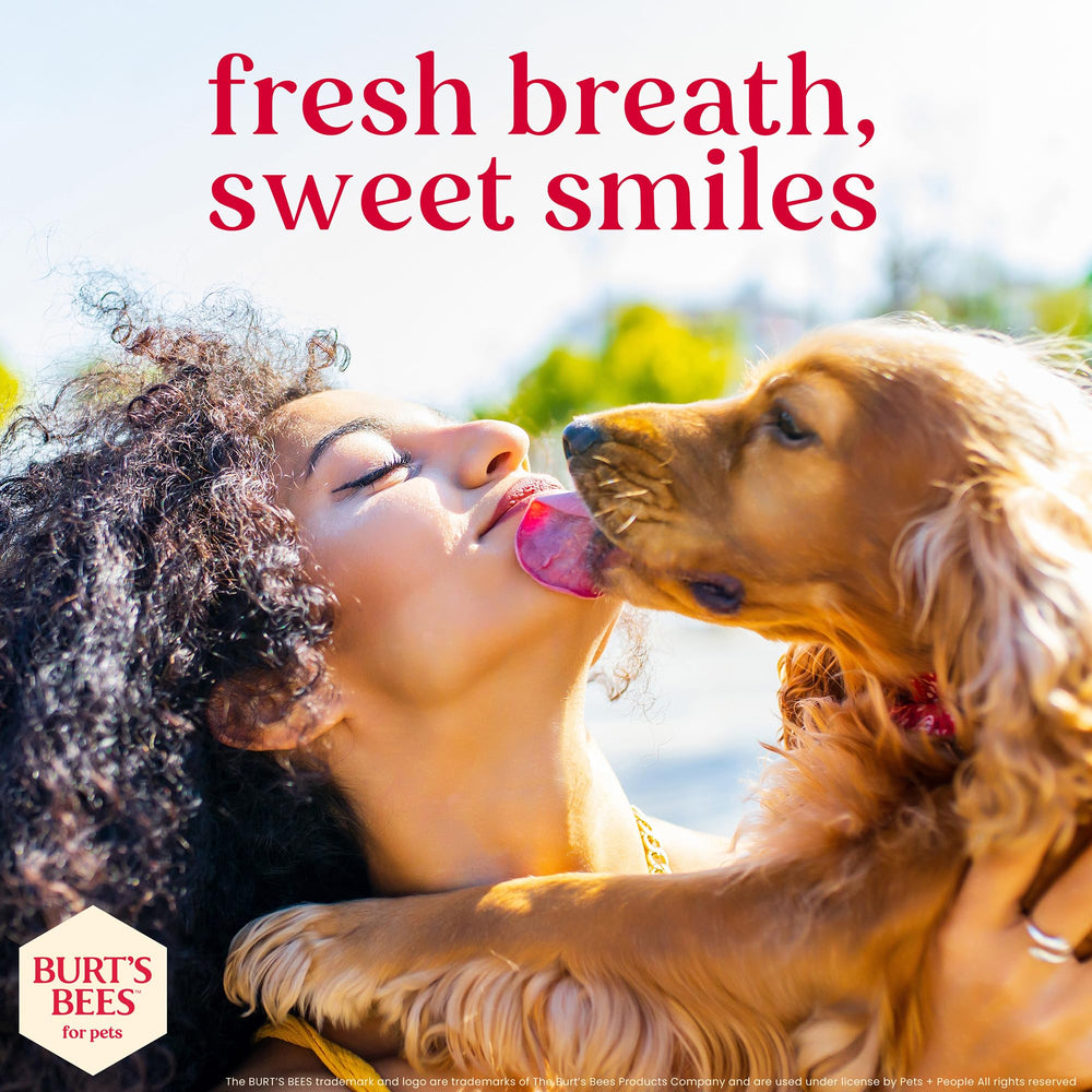 BURT'S BEES FOR PETS étiquette et instructions du produit, informations d'utilisation claires