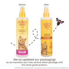 BURT'S BEES FOR PETS gros plan de l'étiquette lisible et bénéfique