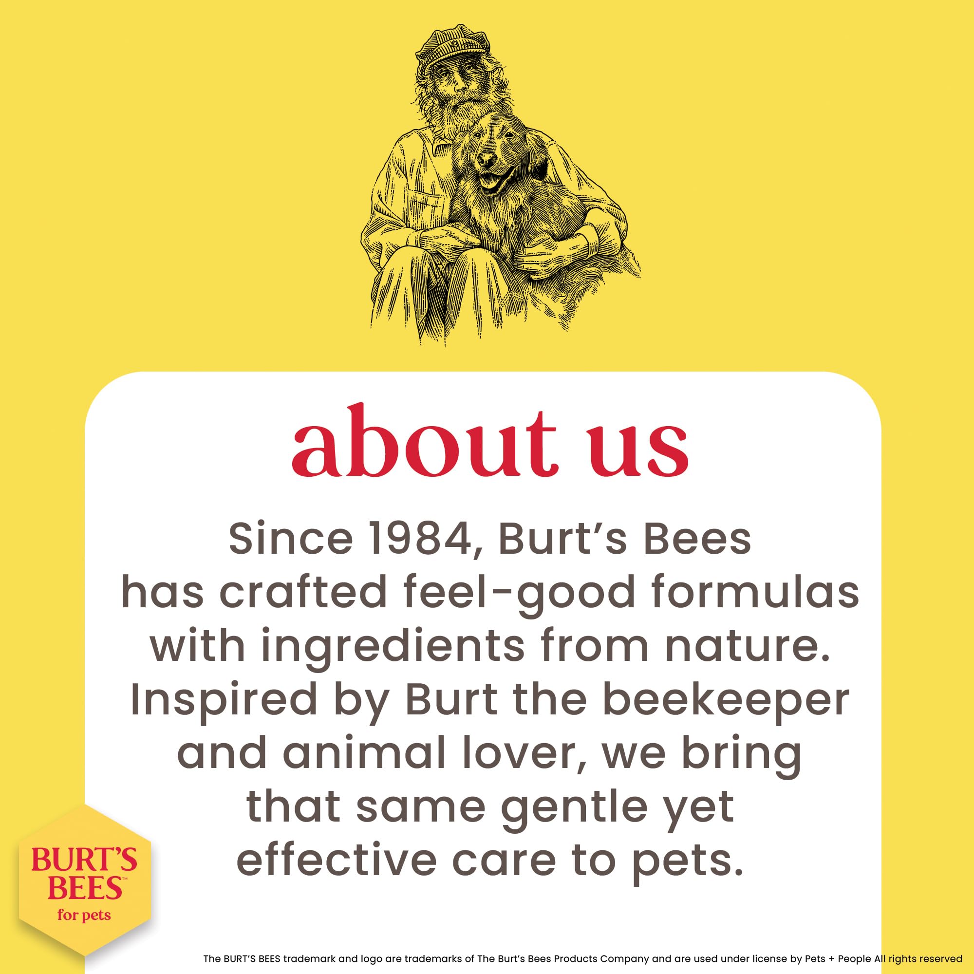 BURT'S BEES FOR PETS bouteille en matière recyclée écoresponsable