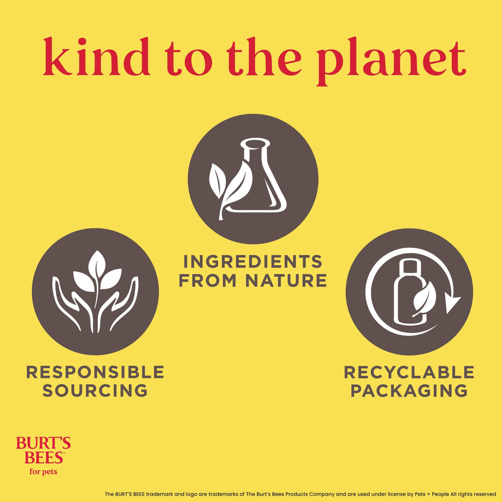 BURT'S BEES FOR PETS comparaison de taille 473 ml facile à manipuler