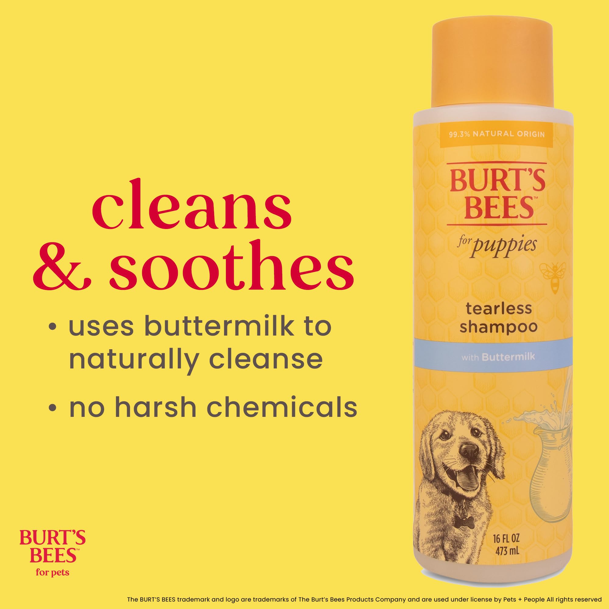 BURT'S BEES FOR PETS flacon ouvert prêt à l'emploi pour bains doux