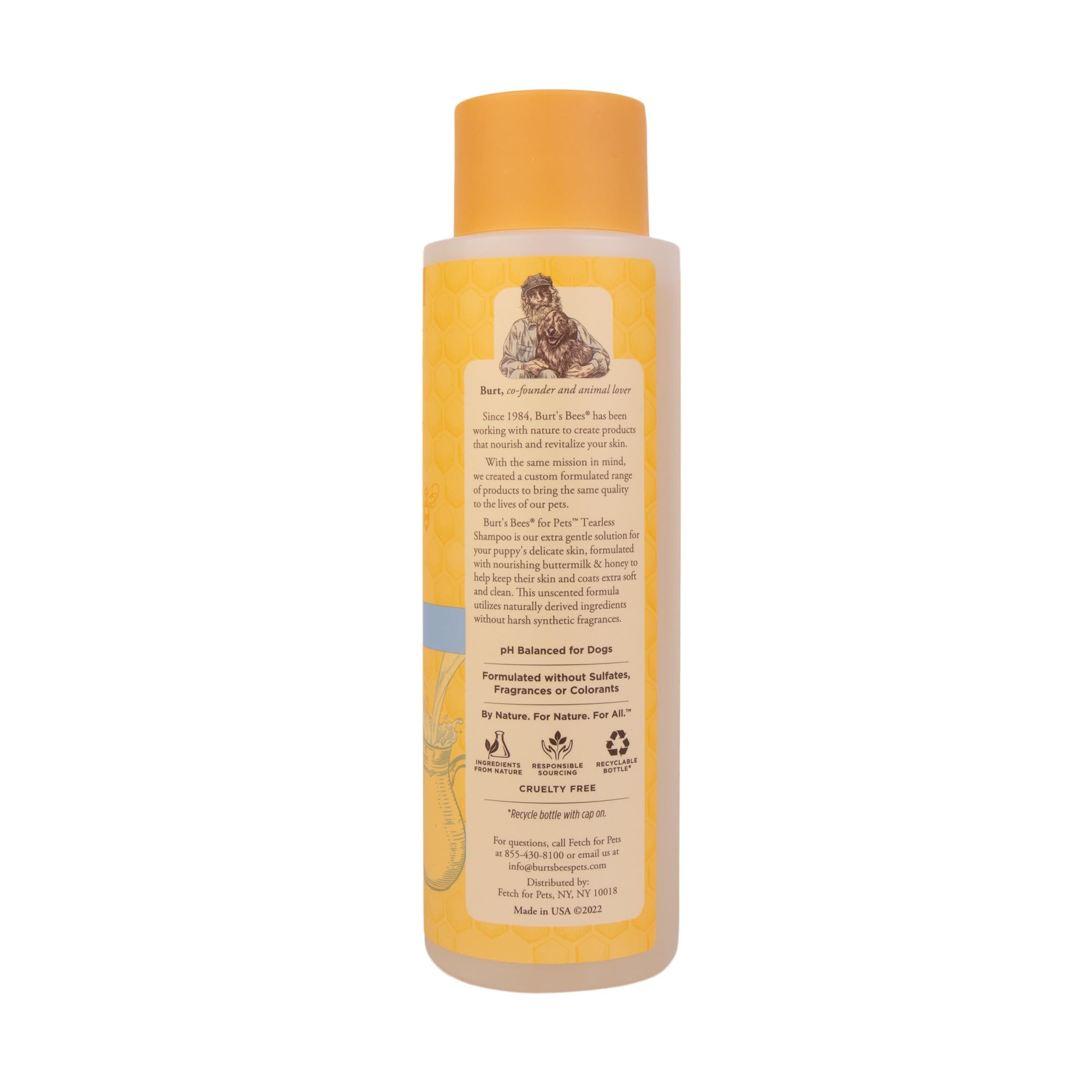 BURT'S BEES FOR PETS babeurre ingrédient naturel pour douceur du poil