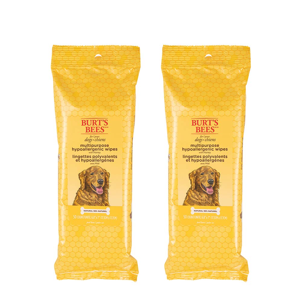 BURT'S BEES FOR PETS paquet avant montrant l'étiquette utile pour achats
