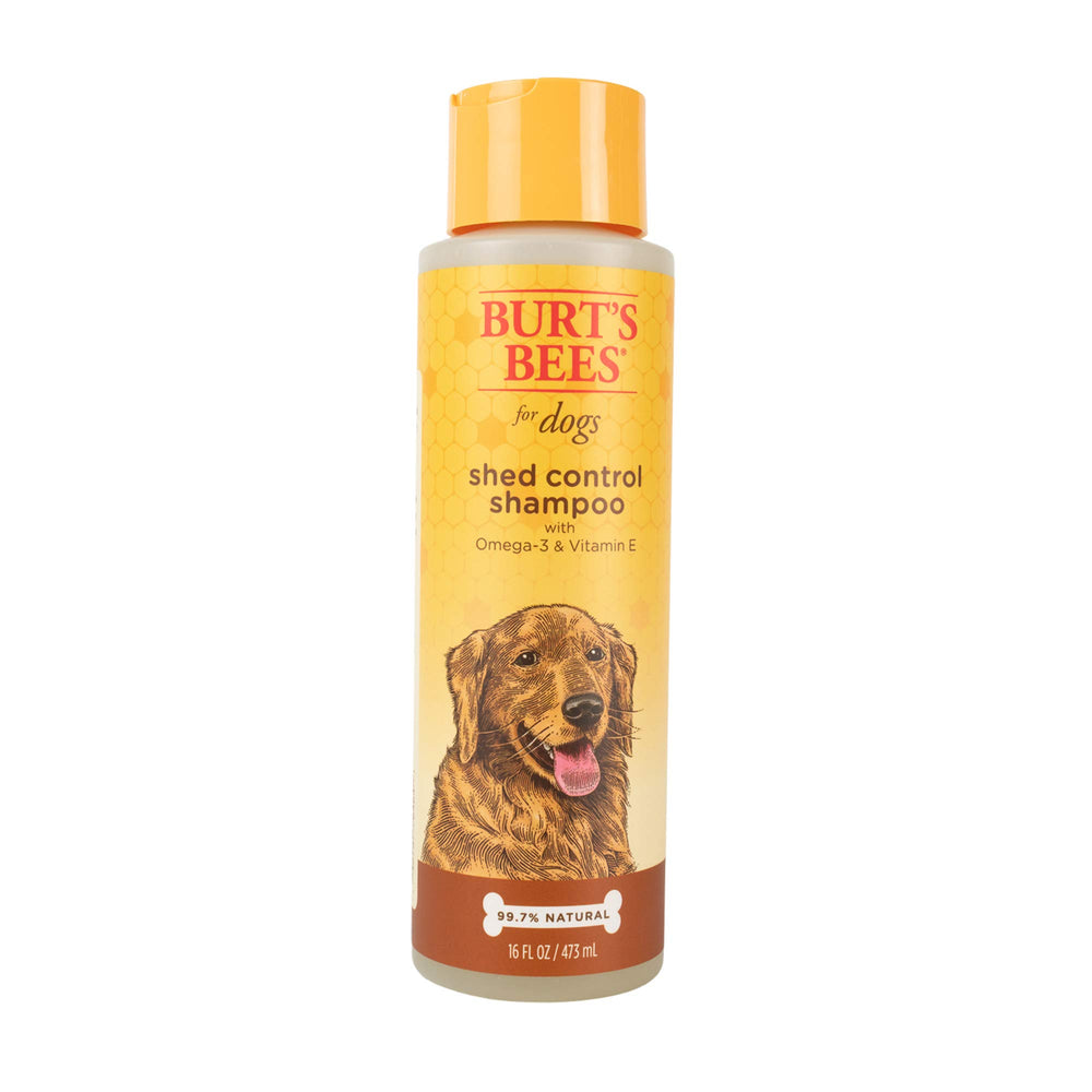 BURT'S BEES FOR PETS bouteille montrant le flacon et bénéfice naturel