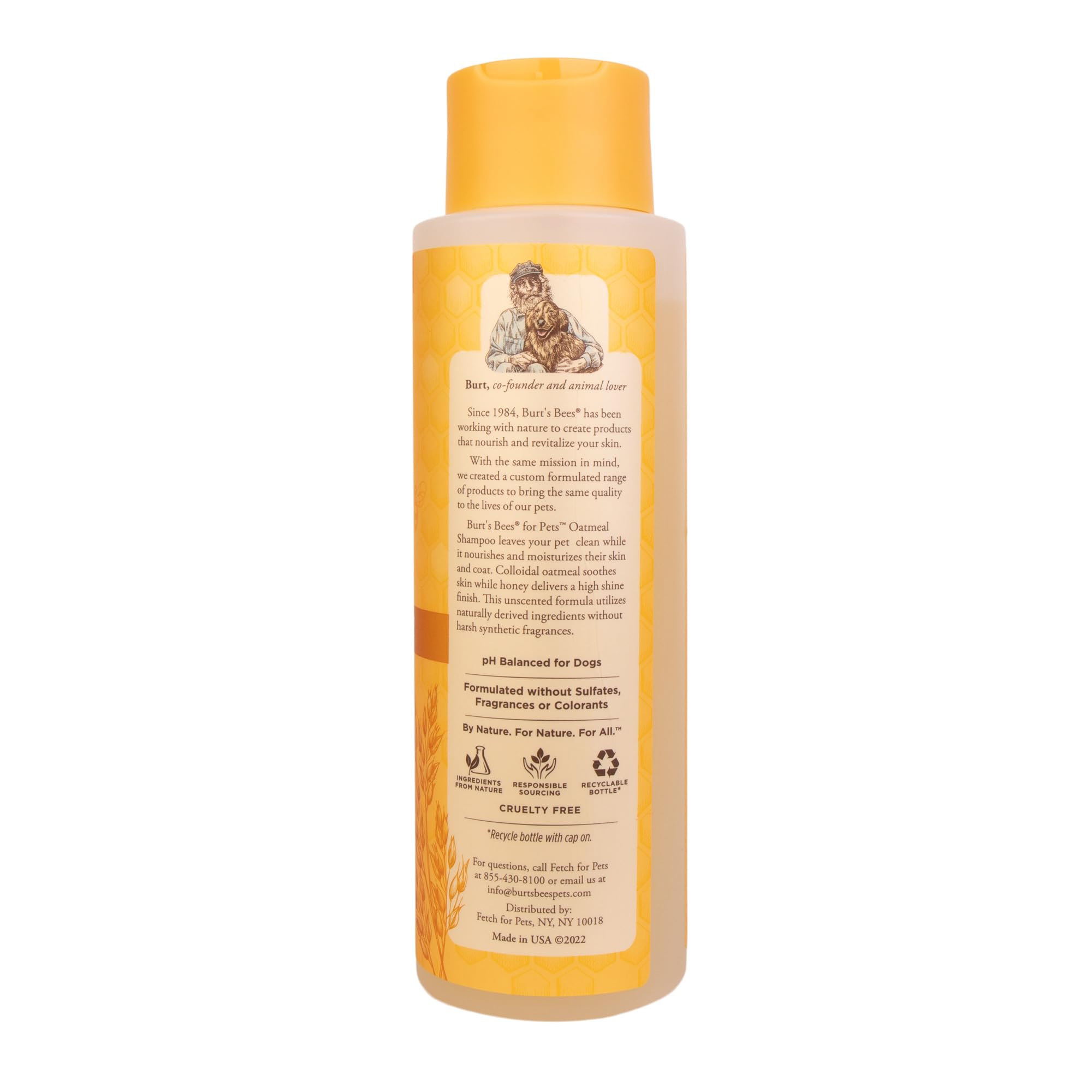 Burts Bees for Pets démonstration de rinçage rapide réduisant le stress