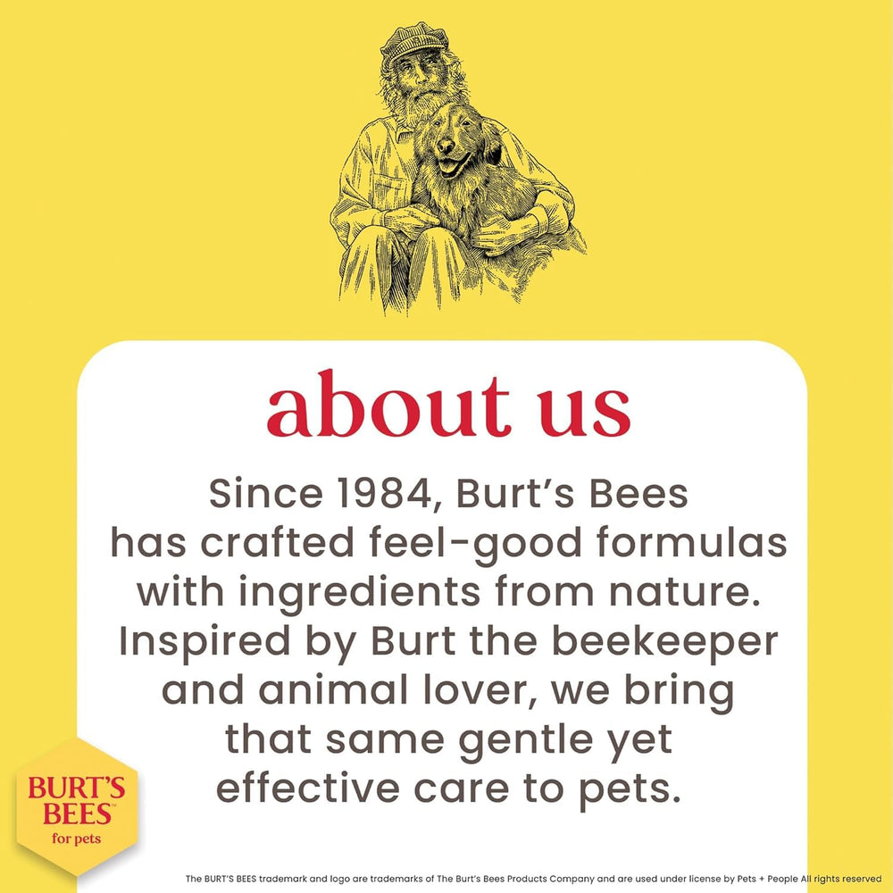 Burt's Bees for Pets bouteille 473 ml sur fond blanc pour vue produit claire