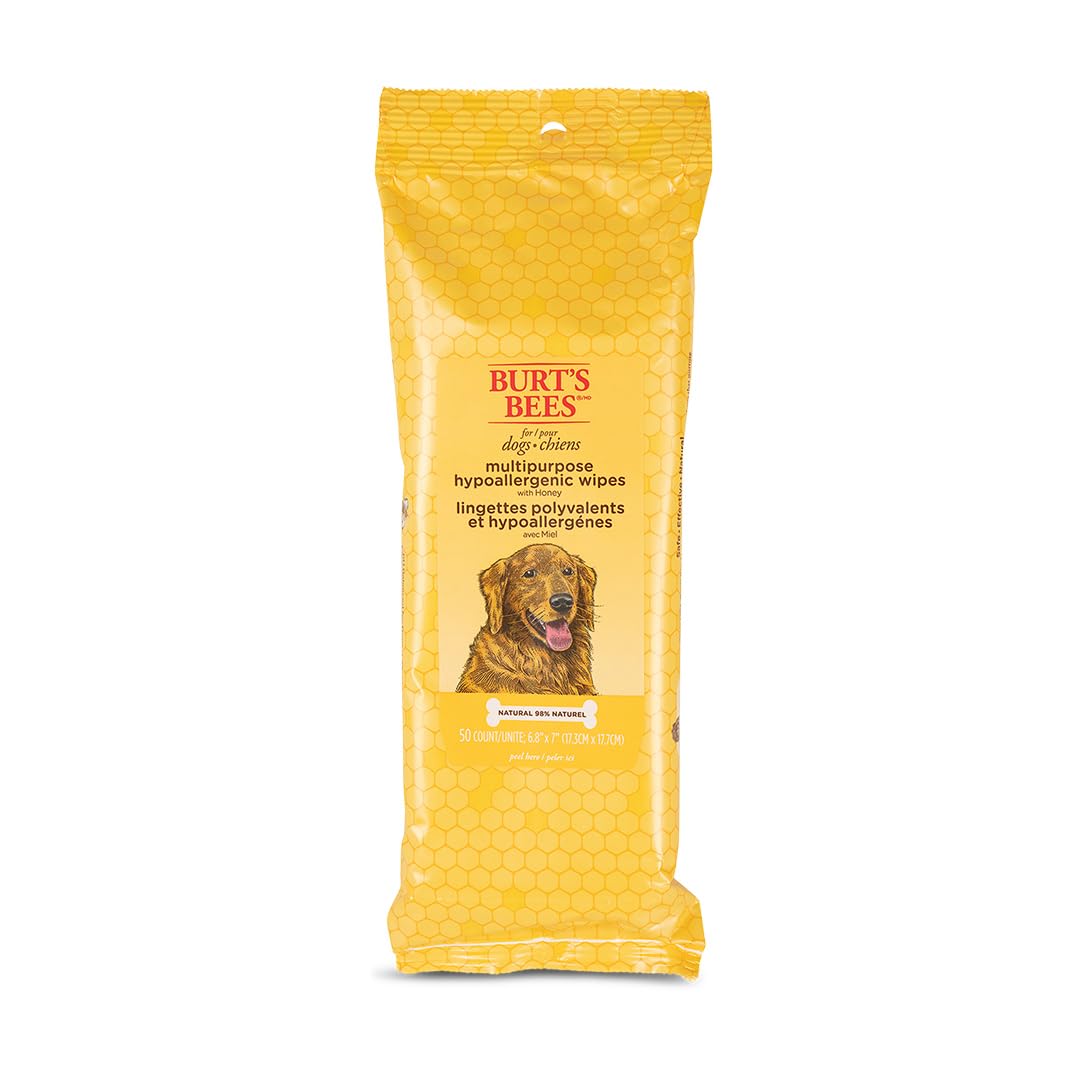 BURT'S BEES FOR PETS comparaison taille avec main pour évaluer format pratique