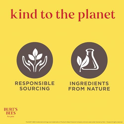BURT'S BEES FOR PETS gros plan sur la texture douce d'une lingette apaisante