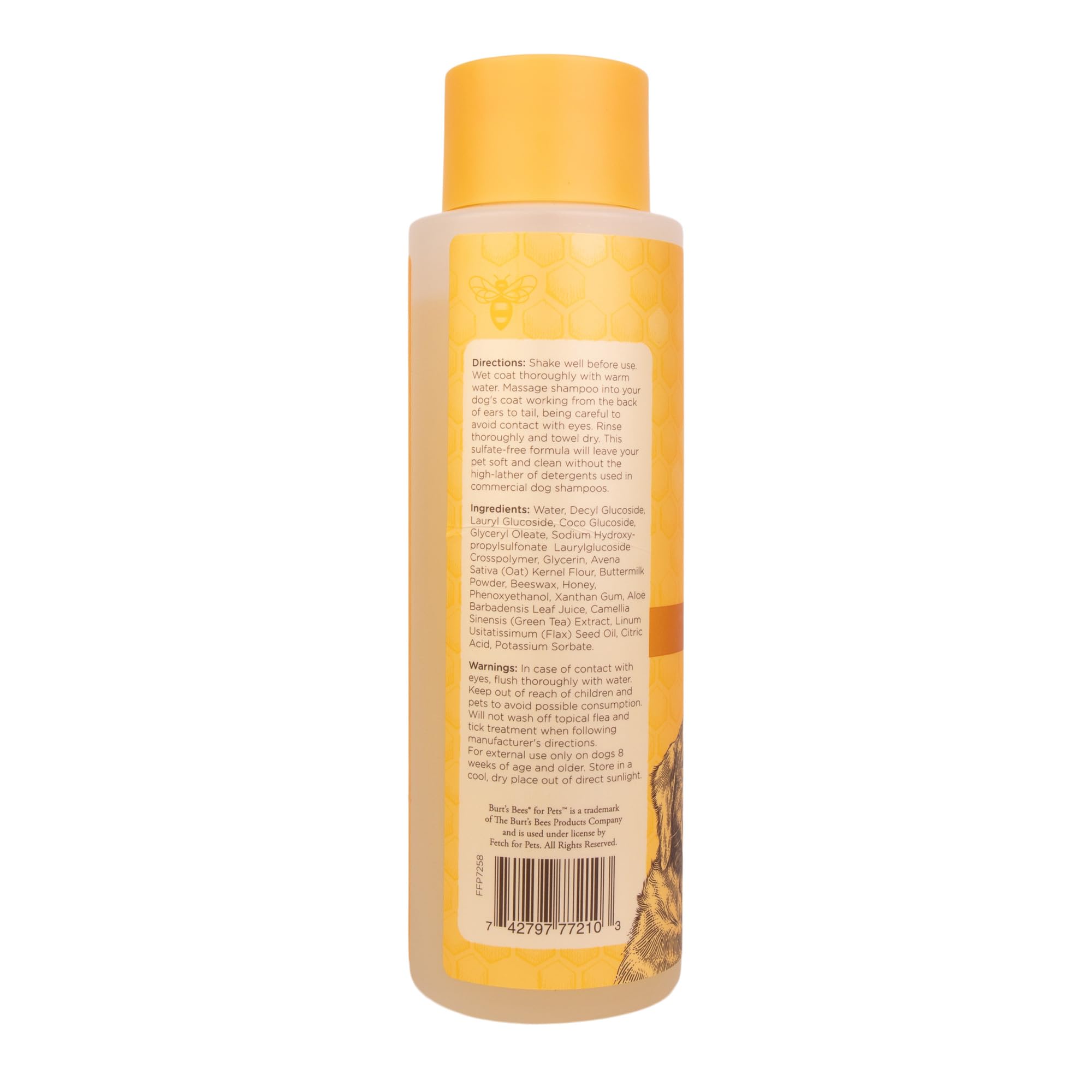 Burts Bees for Pets utilisation sur chiot et chien adulte adaptée pour tous