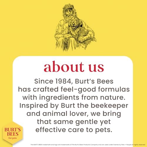 BURT'S BEES FOR PETS lingette posée près de la litière pour entretien quotidien