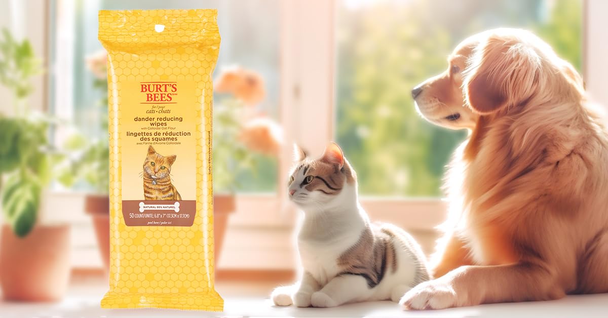 BURT'S BEES FOR PETS ingrédients naturel aloe et avoine pour apaiser la peau