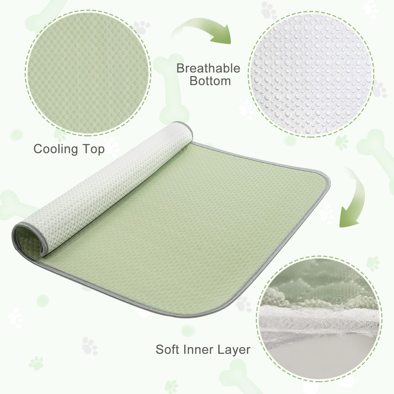 Buvlnee tapis plié et transportable idéal pour voyages et sorties