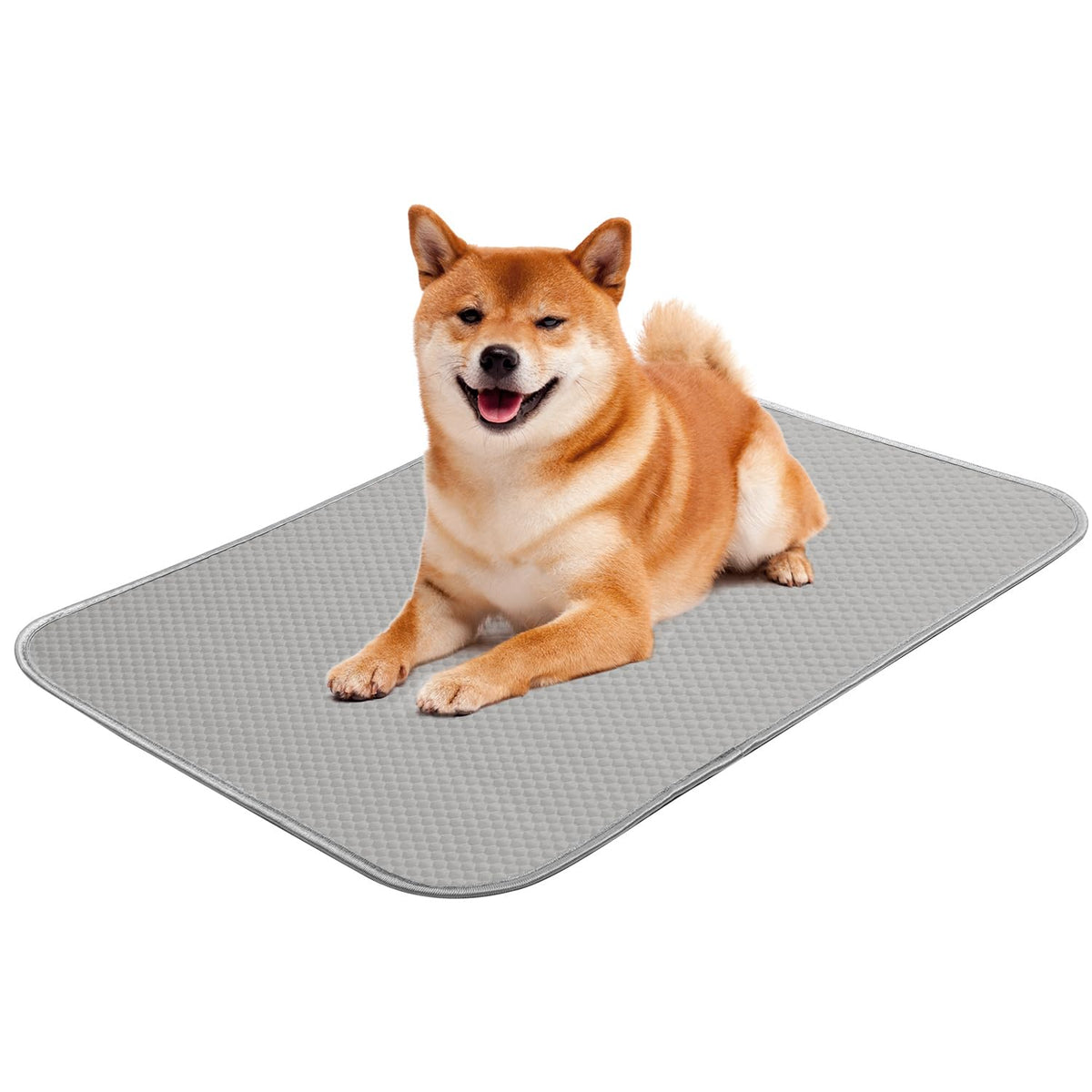Buvlnee tapis face avant montrant tissu soyeux et confort rafraîchissant