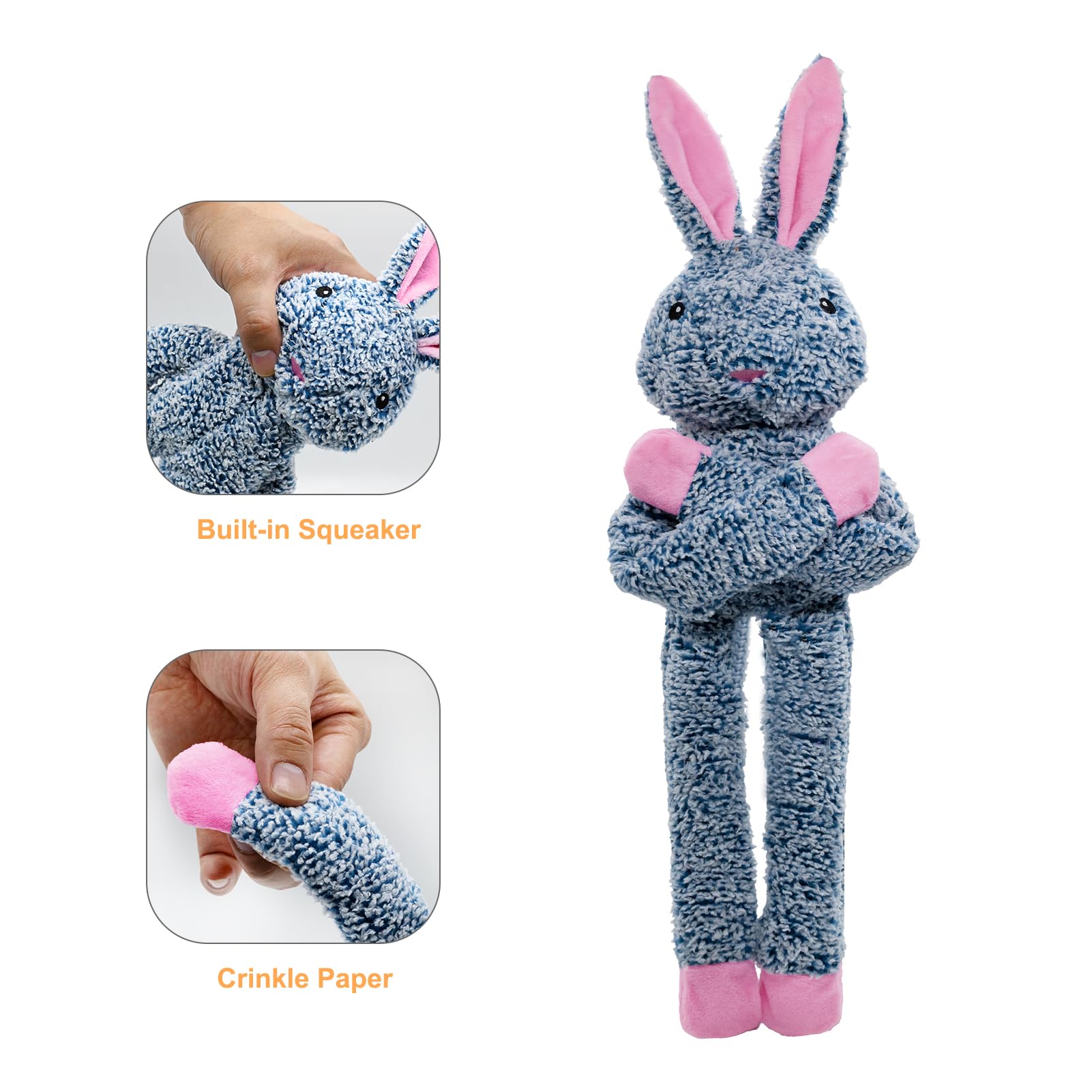 BUYPOW gros plan sur tissu crissant durable pour stimulation sonore