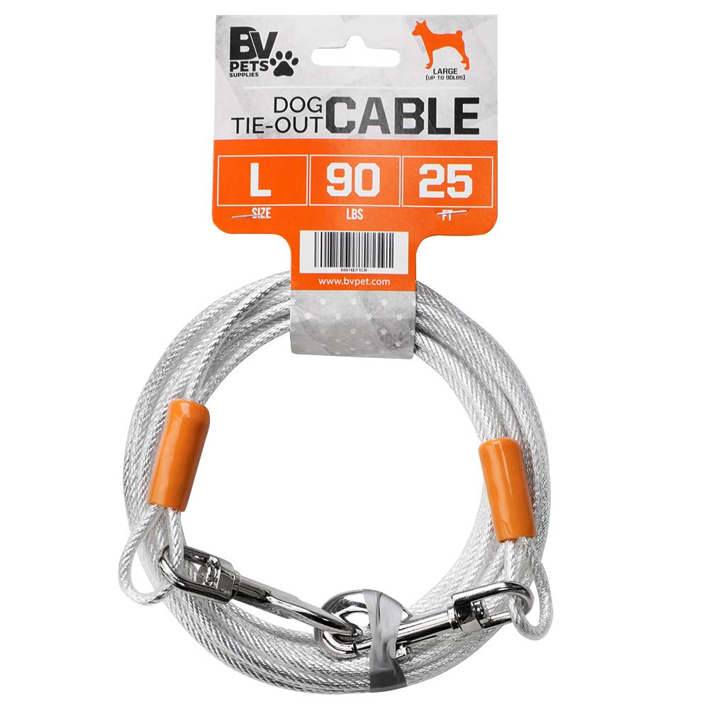 BV câble attache 25 ft face avant montrant solidité et liberté