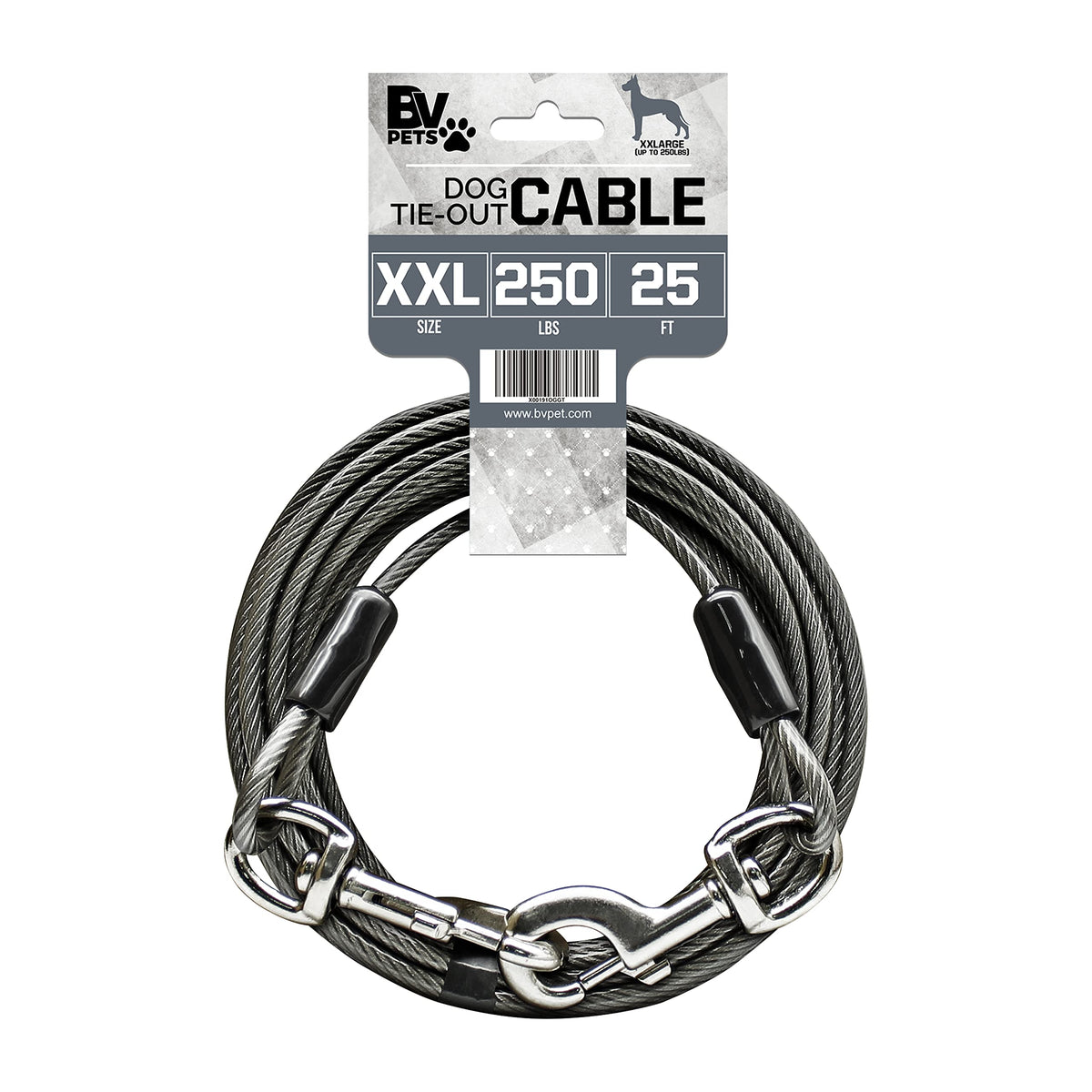 BV câble face avant emballage montrant robustesse et garantie