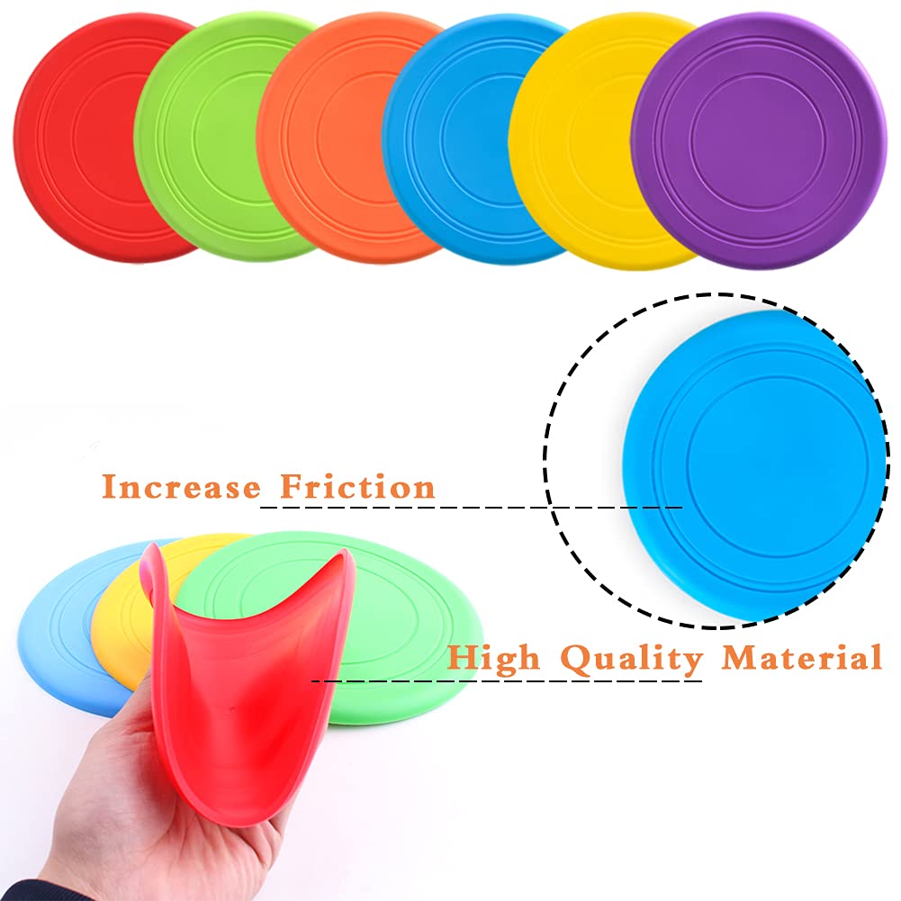 Bvrbaory frisbee tenu en bouche, facilité de prise et confort