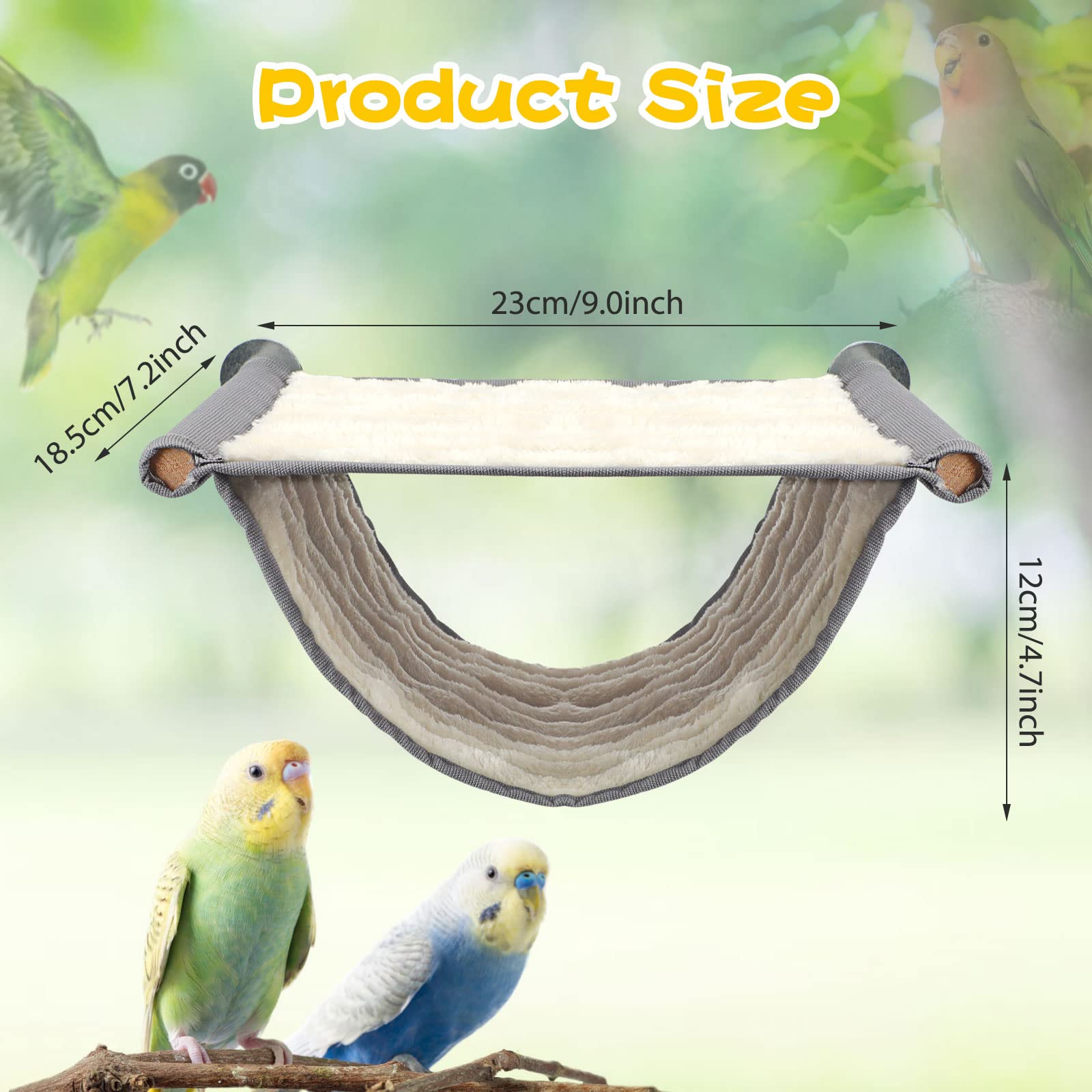 BWOGUE gros plan polaire intérieur, douceur et chaleur pour oiseau