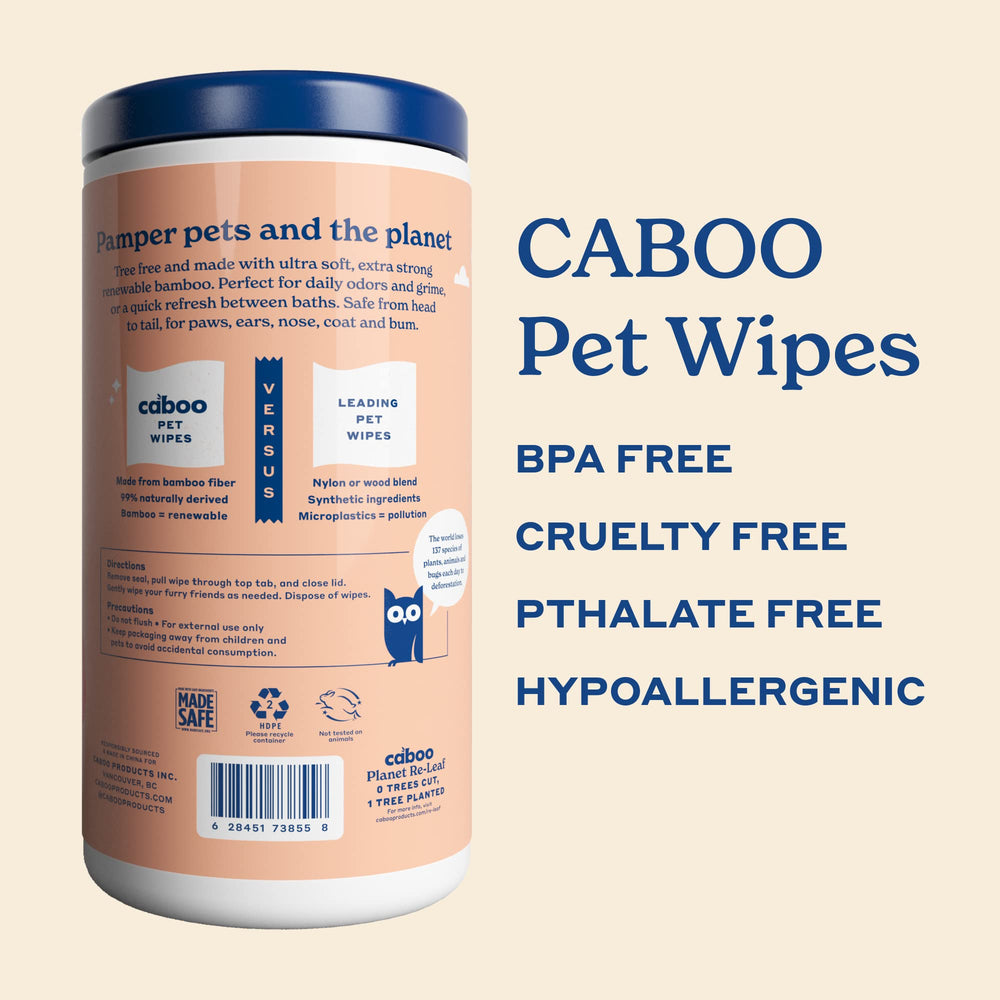 Caboo comparaison taille pour visualiser couverture sur grand chien