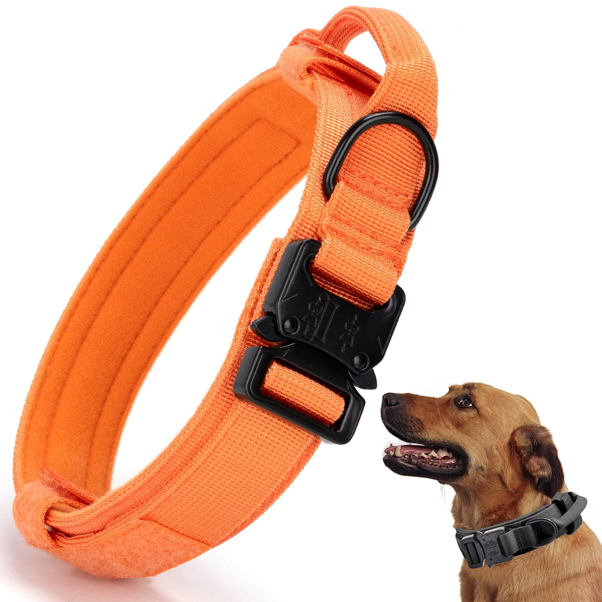 CADONO collier face avant montrant résistance et couleur orange