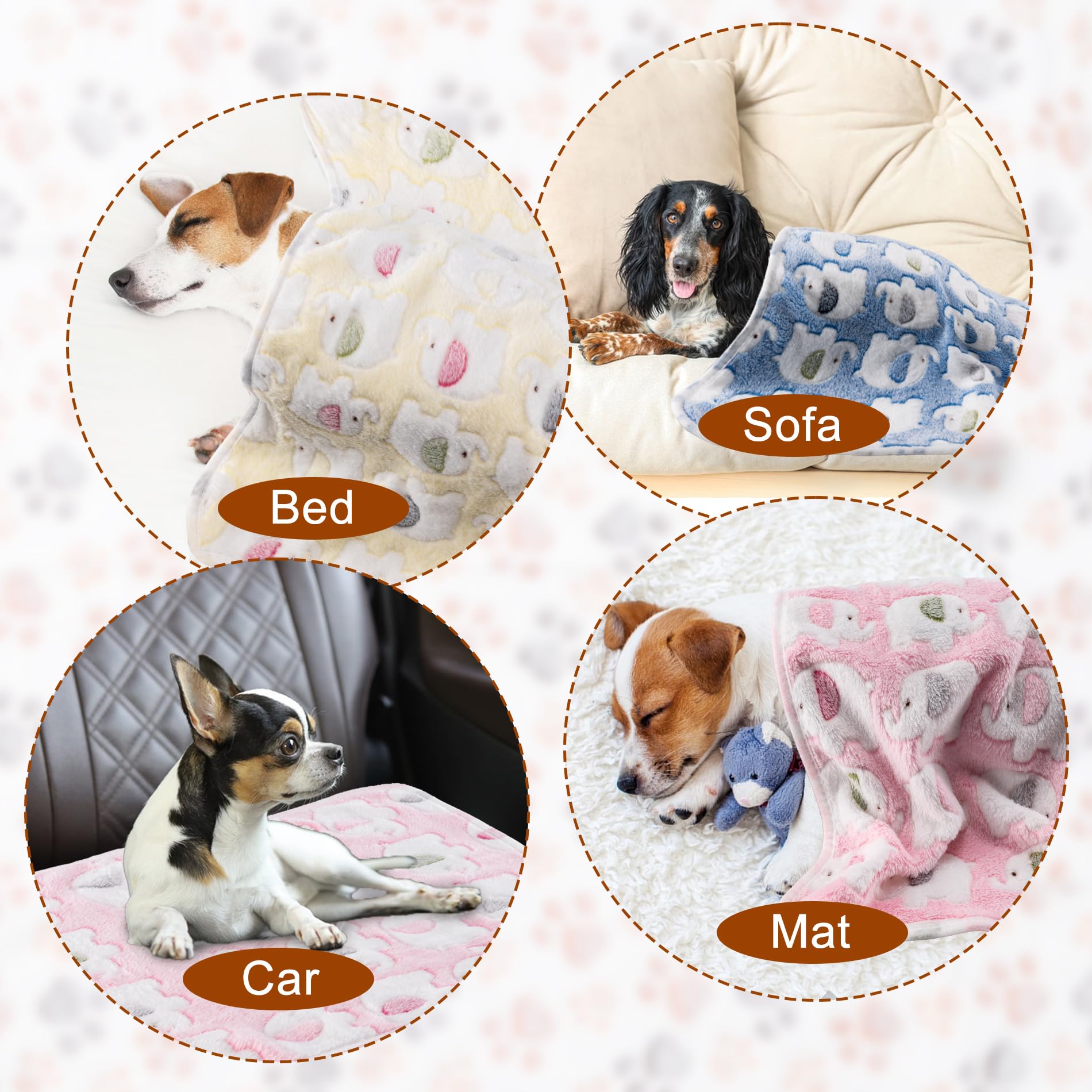 CADONO chien reposant sur couverture sur canapé protection et confort
