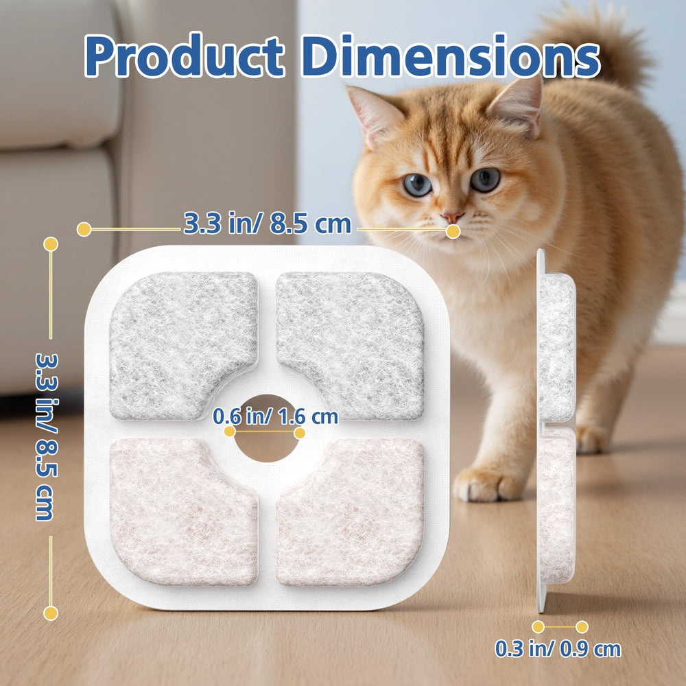Caehomly filtre installé dans une fontaine Catit PIXI assurant ajustement parfait